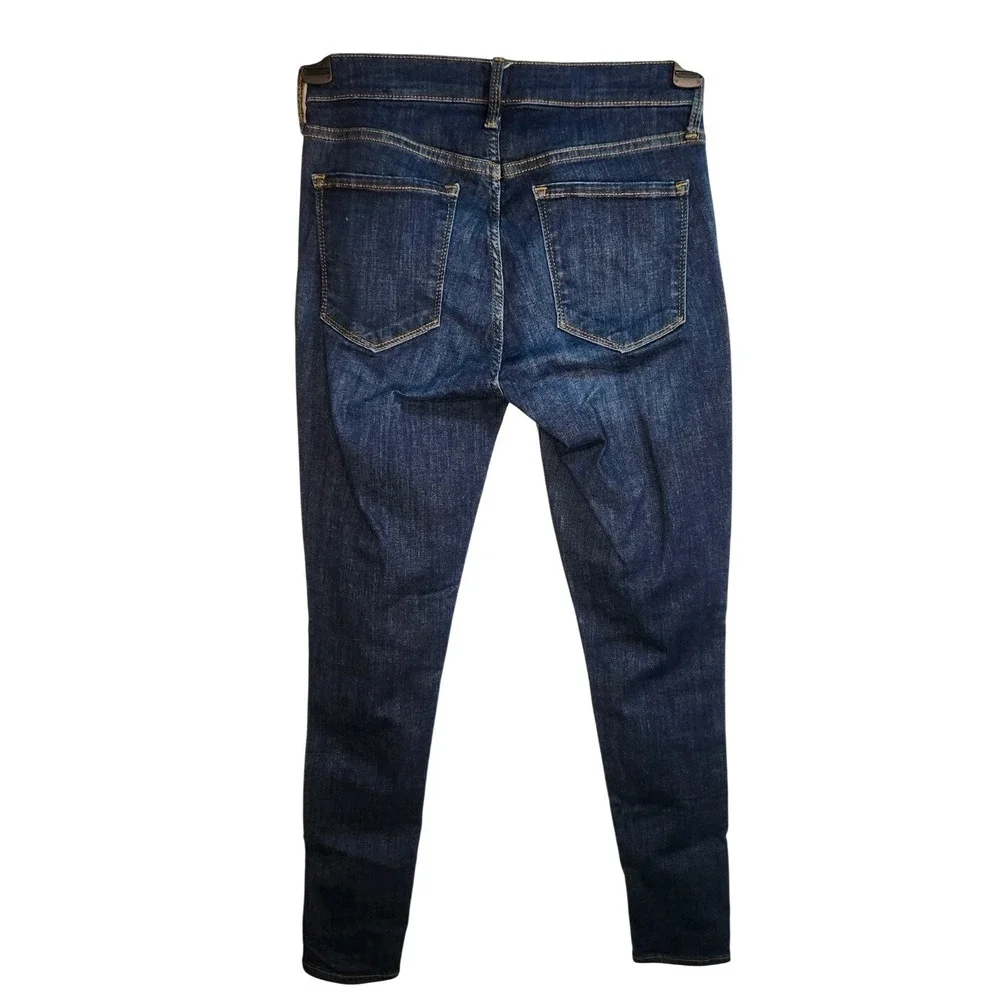Gap‎ Womens 27 Regular True Skinny Sculpt Dark Wash Indigo Denim Jeans 443221-00